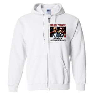 Trump Vance 2024 Take America Back Usa Election Full Zip Hoodie