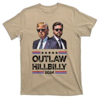 Trump Vance 2024 Outlaw Hillbilly Us Flag Vintage Elections T-Shirt