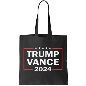 Trump Vance 2024 For President Vp Usa Election Patriotic Tote Bag