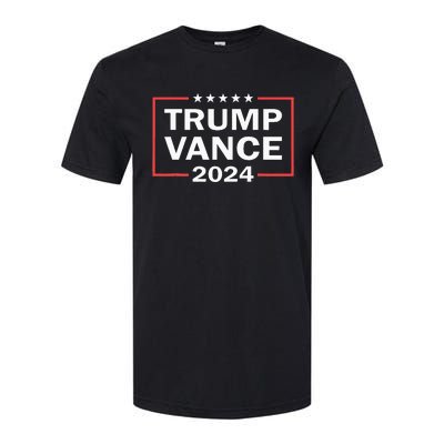 Trump Vance 2024 For President Vp Usa Election Patriotic Softstyle® CVC T-Shirt