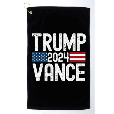 Trump Vance 2024 Election For President Trump Vance 2024 Platinum Collection Golf Towel