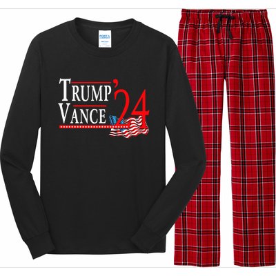 Trump Vance 2024 President Trump Supporter Re Election Long Sleeve Pajama Set