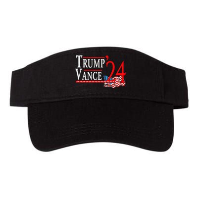 Trump Vance 2024 President Trump Supporter Re Election Valucap Bio-Washed Visor