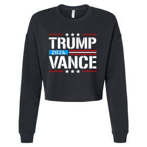 Trump Vance 2024 Cropped Pullover Crew