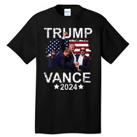 Trump Vance 2024 President Trump Supporter Re Election Tall T-Shirt