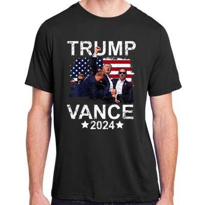 Trump Vance 2024 President Trump Supporter Re Election Adult ChromaSoft Performance T-Shirt