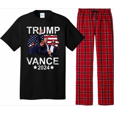 Trump Vance 2024 President Trump Supporter Re Election Pajama Set