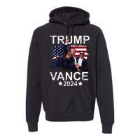 Trump Vance 2024 President Trump Supporter Re Election Premium Hoodie