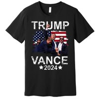 Trump Vance 2024 President Trump Supporter Re Election Premium T-Shirt