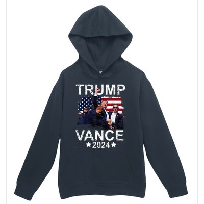 Trump Vance 2024 President Trump Supporter Re Election Urban Pullover Hoodie