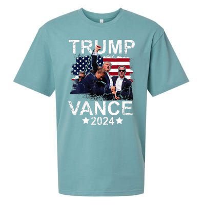 Trump Vance 2024 President Trump Supporter Re Election Sueded Cloud Jersey T-Shirt