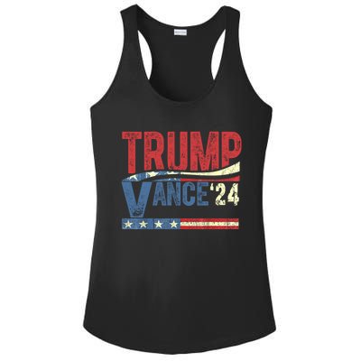 Trump Vance 24 J.D. Vance For President Ladies PosiCharge Competitor Racerback Tank