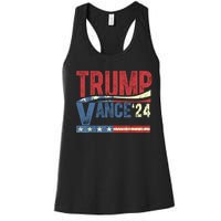 Trump Vance 24 J.D. Vance For President Women's Racerback Tank