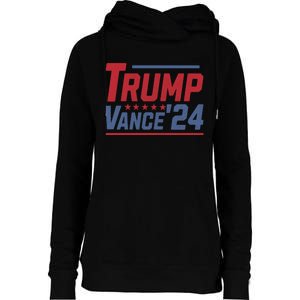 Trump Vance 2024 Donald Trump Funny Gifts Take America Back Womens Funnel Neck Pullover Hood