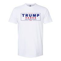 Trump Vance 2024 Donald Trump J.D. Vance Take America Back Softstyle CVC T-Shirt