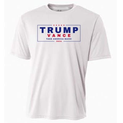 Trump Vance 2024 Donald Trump J.D. Vance Take America Back Cooling Performance Crew T-Shirt