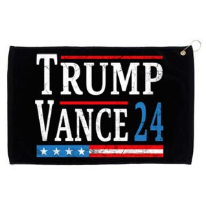 Trump Vance 2024 President Trump Supporter Reelection Grommeted Golf Towel