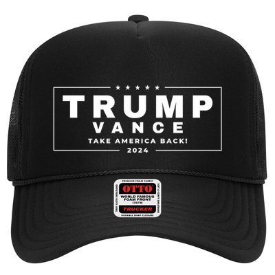 Trump Vance 2024 Donald Trump J.D. Vance Take America Back Trucker Hat