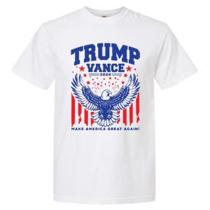  Trump Vance 24 Trump Jd Vance Eagle Trump Shot Garment-Dyed Heavyweight T-Shirt