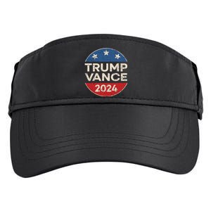 Trump Vance 2024 Retro Button Vice President Vp Election Adult Drive Performance Visor