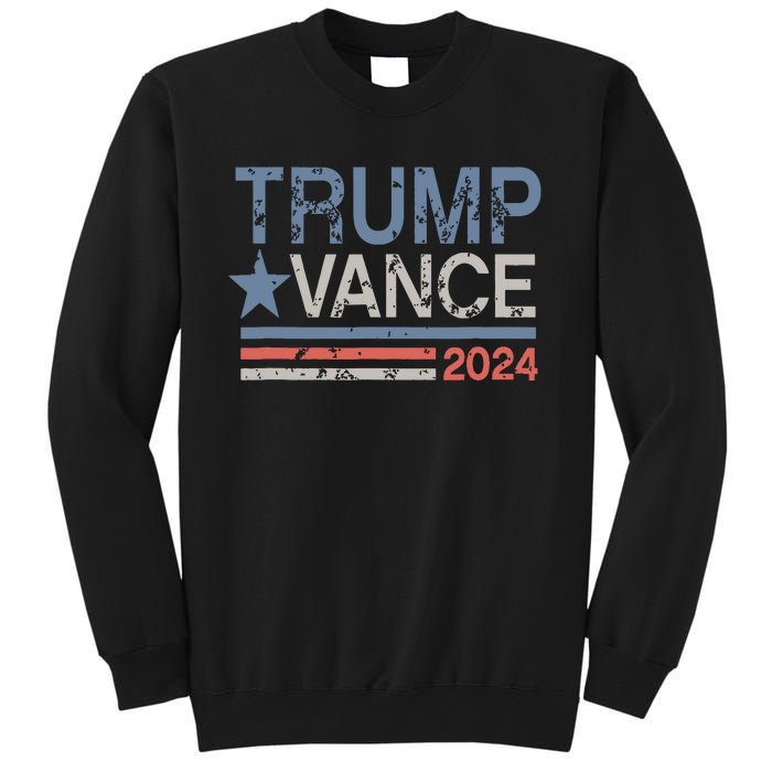 Trump Vance 2024 Retro Stripe Trump Jd Vance Sweatshirt