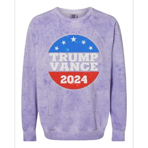 Trump Vance 2024 Colorblast Crewneck Sweatshirt