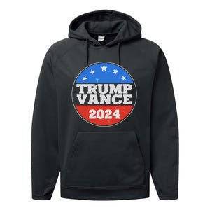 Trump Vance 2024 Performance Fleece Hoodie