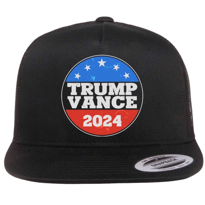 Trump Vance 2024 Flat Bill Trucker Hat