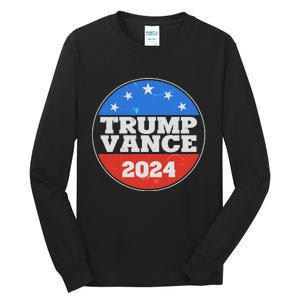 Trump Vance 2024 Tall Long Sleeve T-Shirt