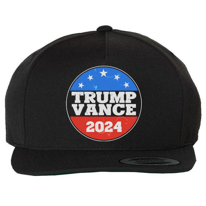 Trump Vance 2024 Wool Snapback Cap