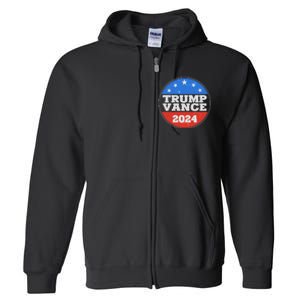 Trump Vance 2024 Full Zip Hoodie