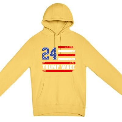 Trump Vance 2024 President Trump Supporter Reelection Premium Pullover Hoodie