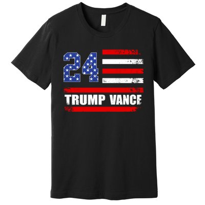 Trump Vance 2024 President Trump Supporter Reelection Premium T-Shirt