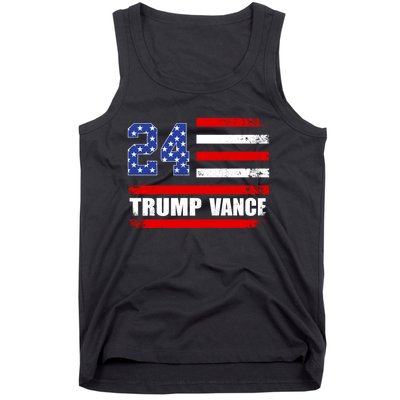 Trump Vance 2024 President Trump Supporter Reelection Tank Top