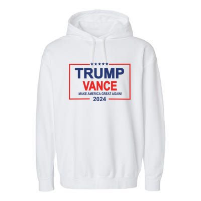 Trump Vance 2024 Vice President Jd Vance Garment-Dyed Fleece Hoodie