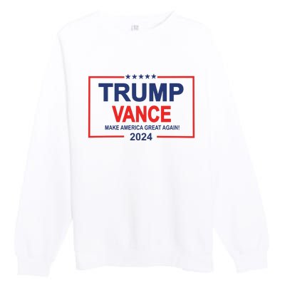 Trump Vance 2024 Vice President Jd Vance Premium Crewneck Sweatshirt