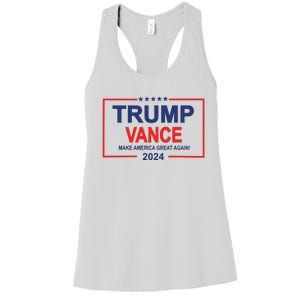 Trump Vance 2024 Vice President Jd Vance Women's Racerback Tank