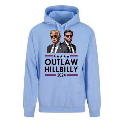 Trump Vance 2024 Outlaw Hillbilly Us Flag Vintage Elections Unisex Surf Hoodie