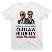 Trump Vance 2024 Outlaw Hillbilly Us Flag Vintage Elections T-Shirt