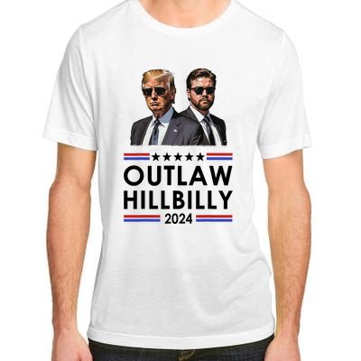 Trump Vance 2024 Outlaw Hillbilly Us Flag Vintage Elections Adult ChromaSoft Performance T-Shirt