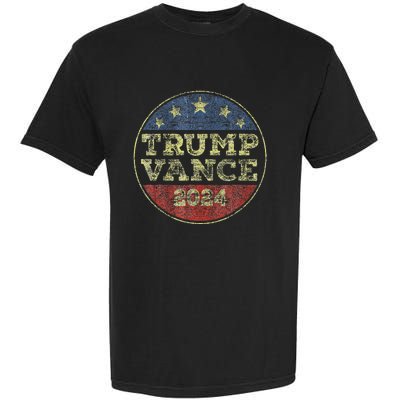 Trump Vance 2024 For President Vp Election 2024 Pocket Garment-Dyed Heavyweight T-Shirt