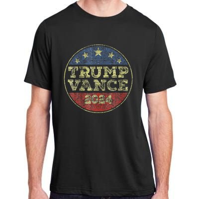 Trump Vance 2024 For President Vp Election 2024 Pocket Adult ChromaSoft Performance T-Shirt