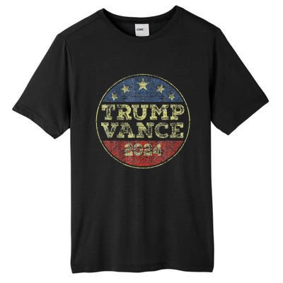 Trump Vance 2024 For President Vp Election 2024 Pocket Tall Fusion ChromaSoft Performance T-Shirt