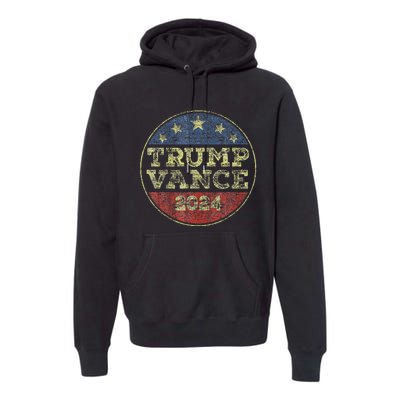 Trump Vance 2024 For President Vp Election 2024 Pocket Premium Hoodie