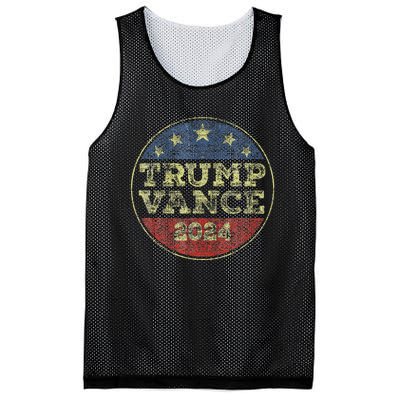 Trump Vance 2024 For President Vp Election 2024 Pocket Mesh Reversible Basketball Jersey Tank