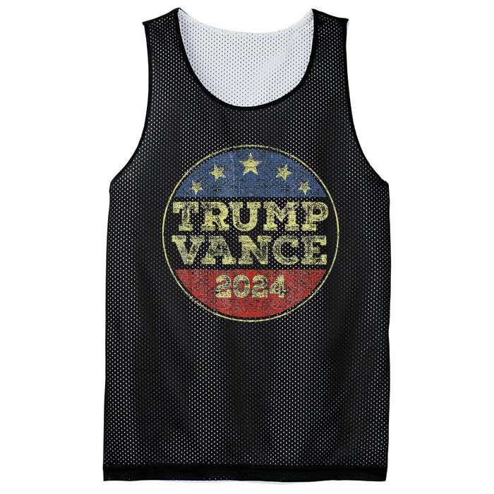 Trump Vance 2024 For President Vp Election 2024 Pocket Mesh Reversible Basketball Jersey Tank