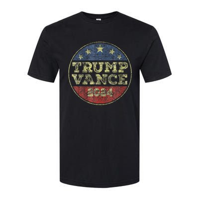 Trump Vance 2024 For President Vp Election 2024 Pocket Softstyle CVC T-Shirt