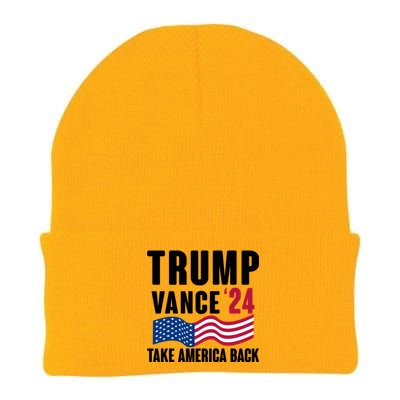 Trump Vance 2024 Take America Back Knit Cap Winter Beanie