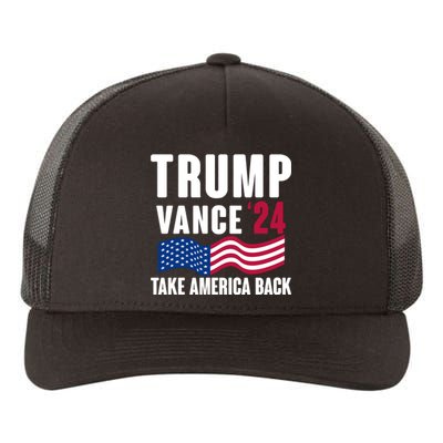 Trump Vance 2024 Take America Back Yupoong Adult 5-Panel Trucker Hat