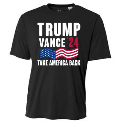 Trump Vance 2024 Take America Back Cooling Performance Crew T-Shirt